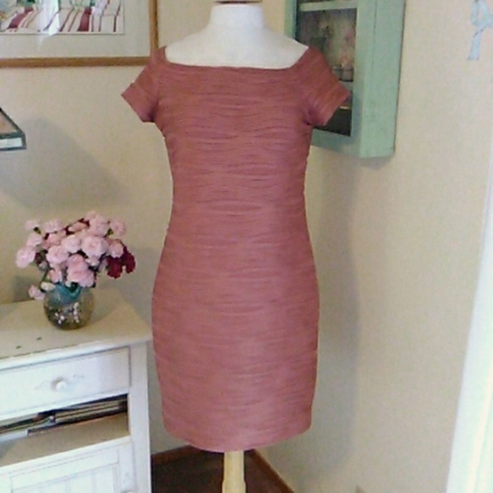 Brat Star Finely Tucked Dress